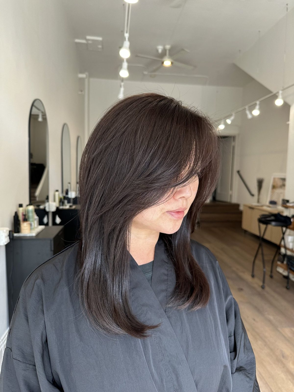 A fresh cut with soft face-framing layers